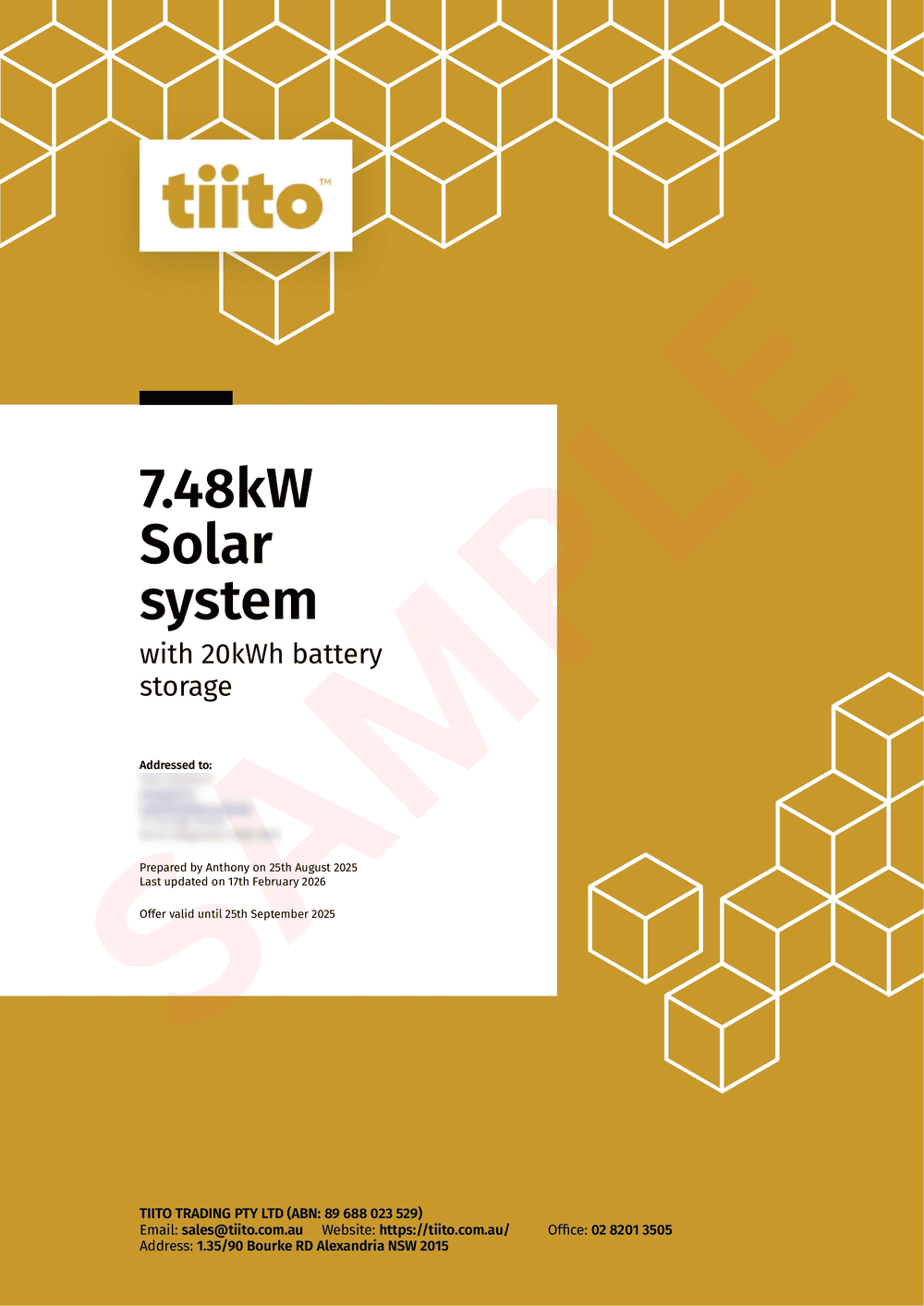 tiito sample proposal - 1